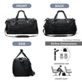 Soleand Strap 40L Sports Gym Travel Duffel Bag with Shoe Compartment