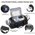 Soleand Strap 40L Sports Gym Travel Duffel Bag with Shoe Compartment