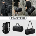 Soleand Strap 40L Sports Gym Travel Duffel Bag with Shoe Compartment